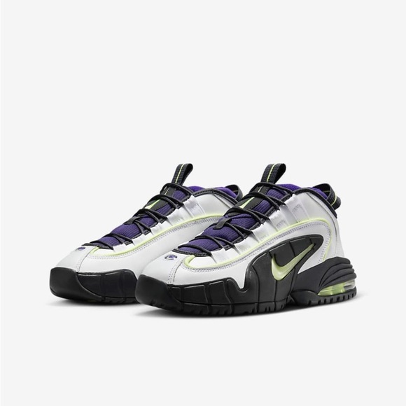Nike Air Max Penny Big Kids' Shoe Field Purple/Anthracite/Light Lemon Twist| NEW - Picture 1 of 15